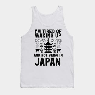 Japan travel saying for Japan Japanese Culture Fans Tank Top